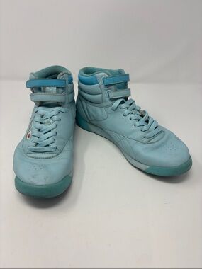 Reebok | vintage Light Blue High-Top Sneakers 9